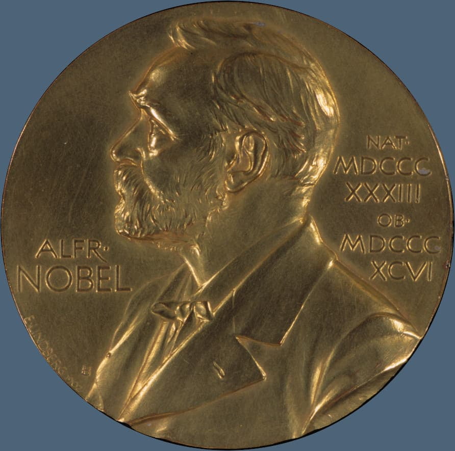 Medaille Nobelpreis für Medizin Vorerseite